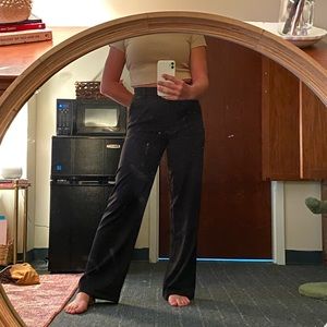 Princess Polly Huxley Pant in Black